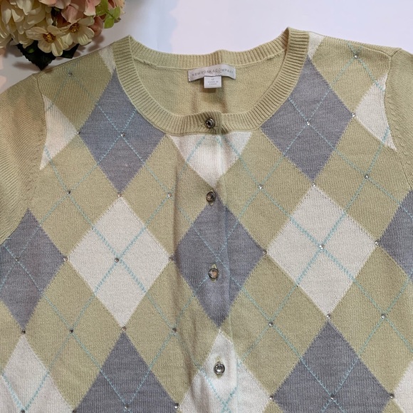 New York & Company Argyle Sweater - Picture 2 of 3